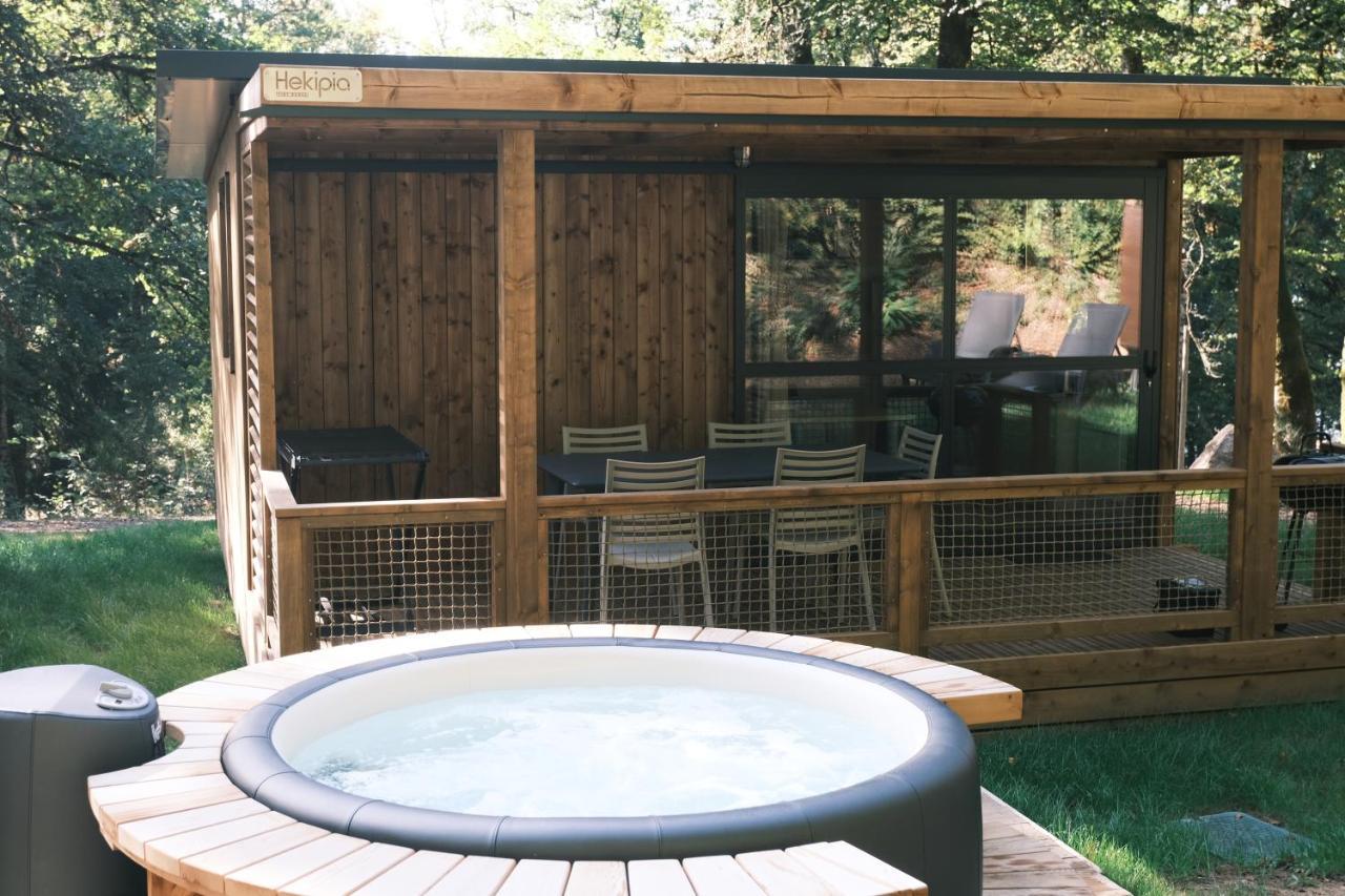 Lodge Avec Spa Privatif - Foret Et Lac Liginiac Extérieur photo